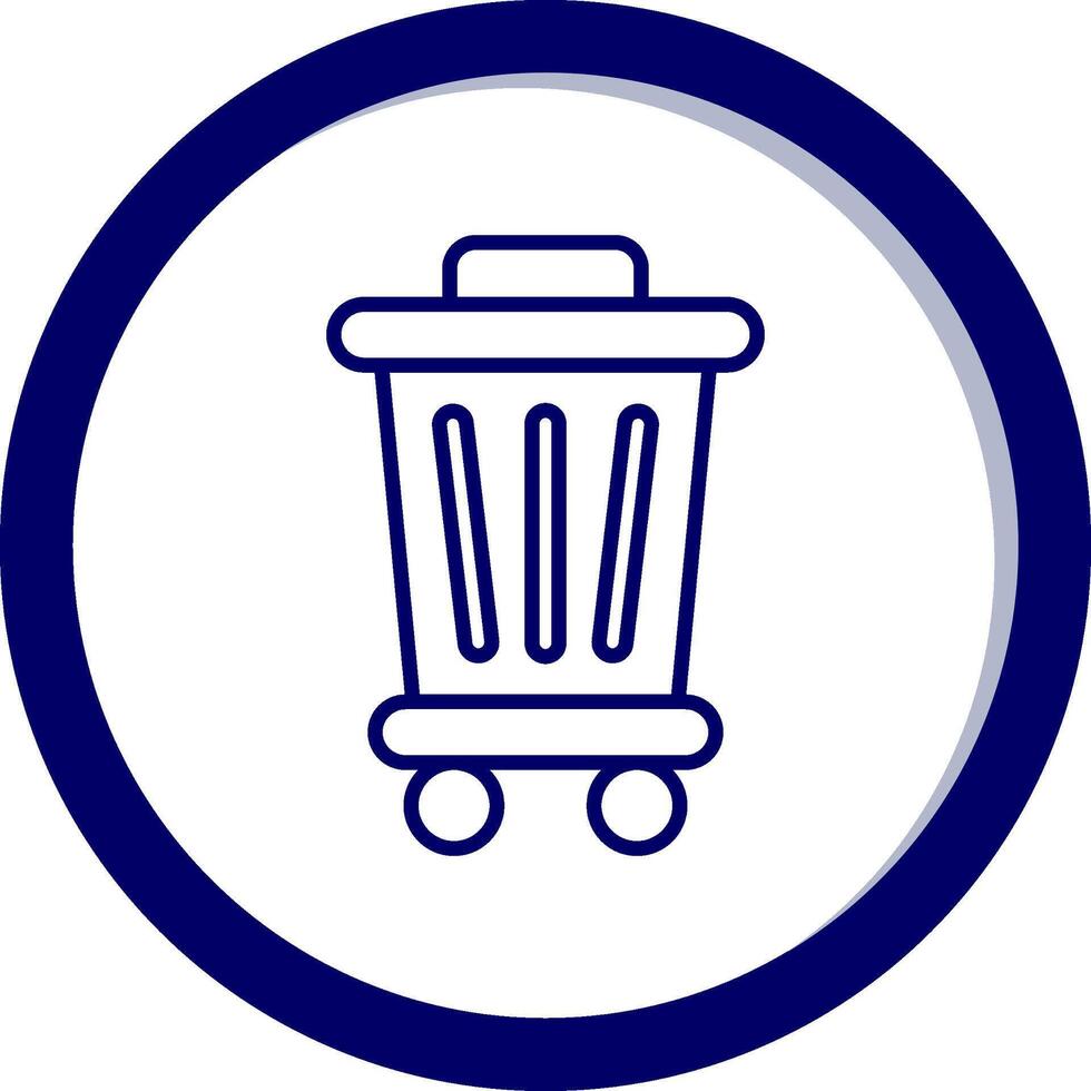 Trash Bin Vecto Icon vector