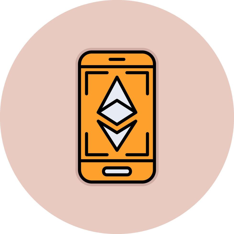 Ethereum Scan Vecto Icon vector