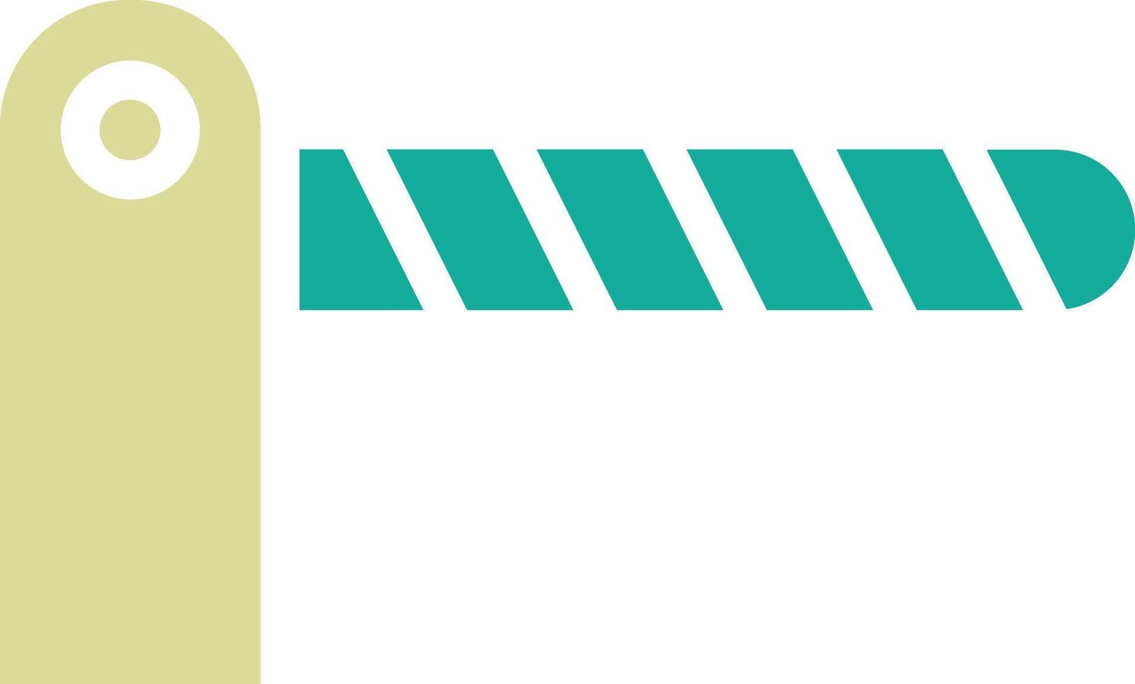Traffic Barrier Vector Icon