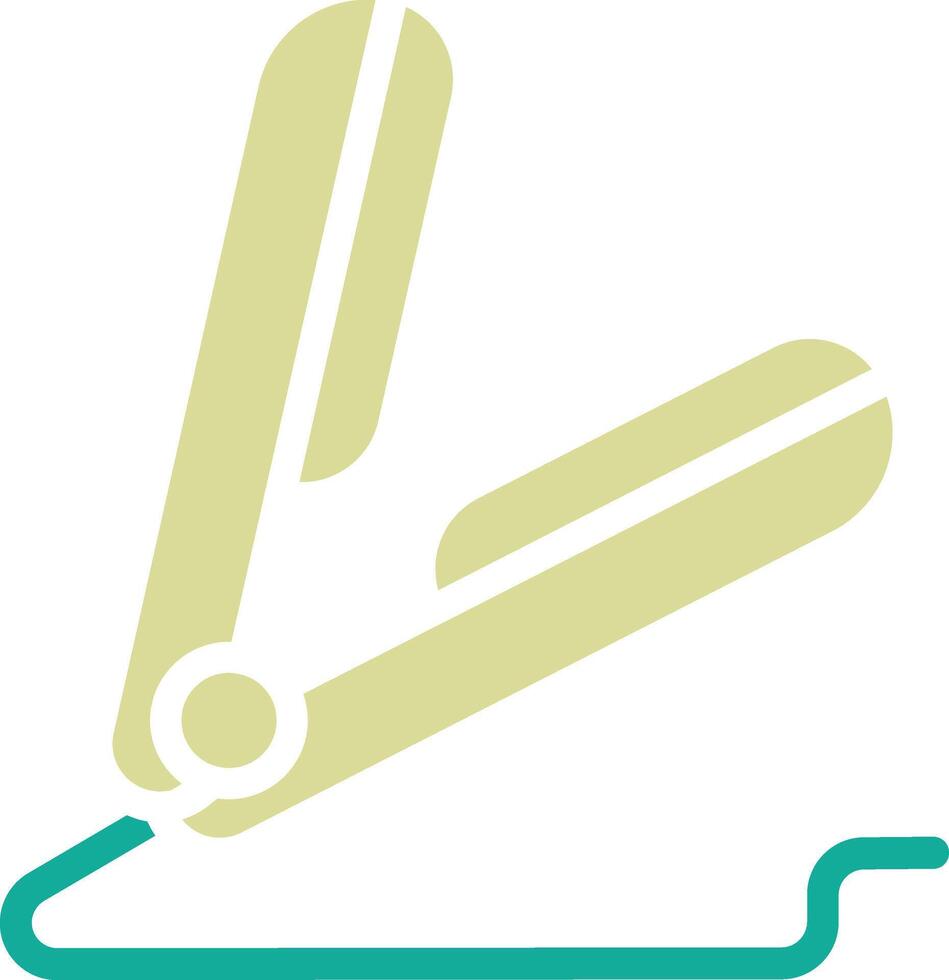 Hair Iron Vector Icon