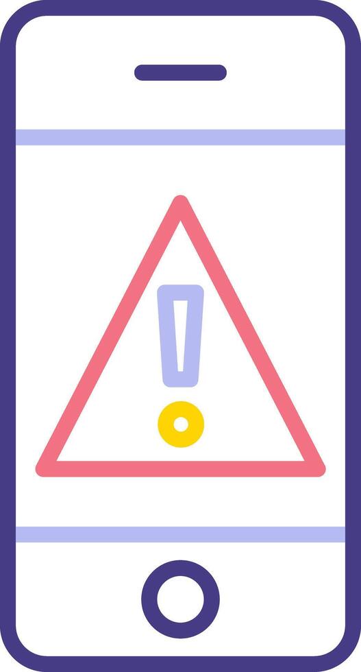 Mobile Alert Vecto Icon vector