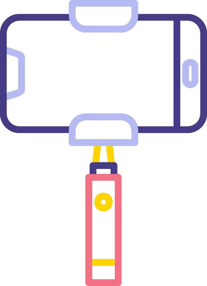 Selfie Stick Vecto Icon vector