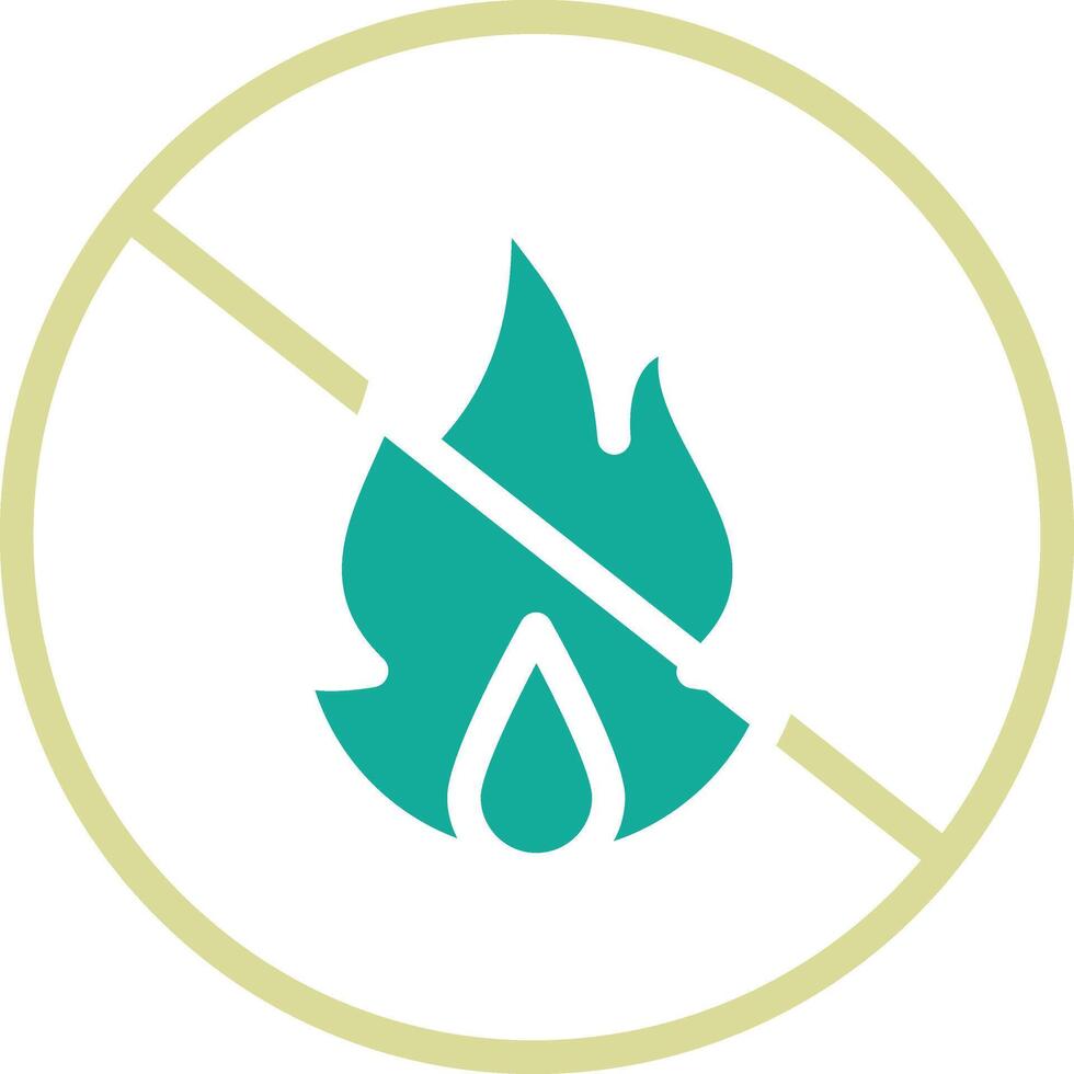 No Fire Vector Icon
