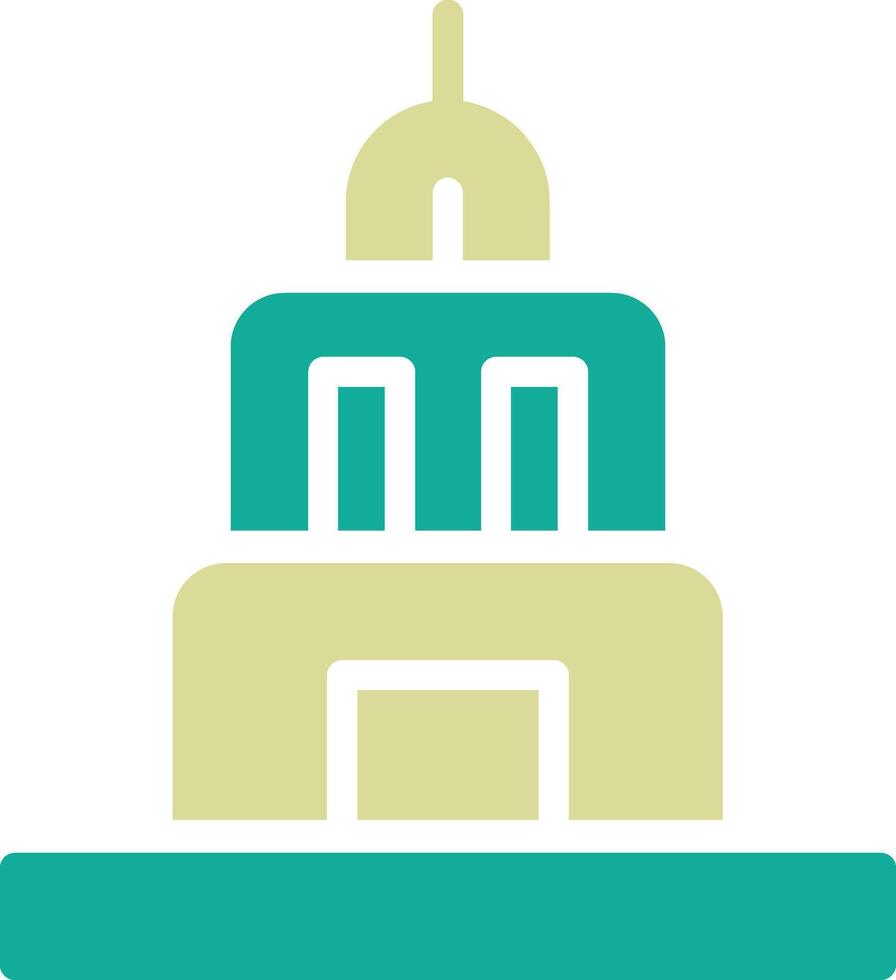 Old Building Vector Icon