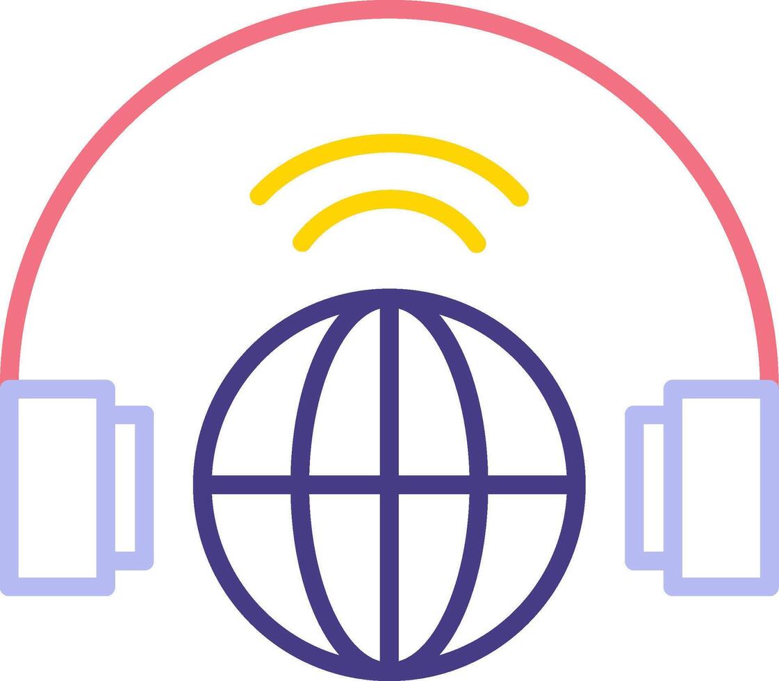 global apoyo vecto icono vector