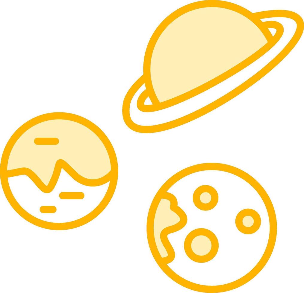 Planets Vecto Icon vector