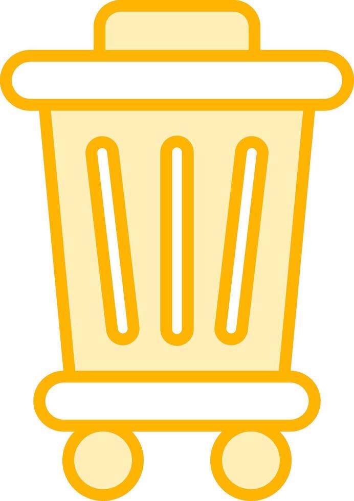 Trash Bin Vecto Icon vector