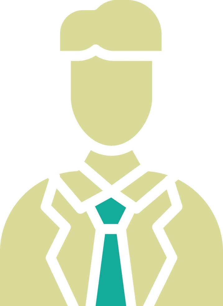 Male Financial Advisor Vector Icon