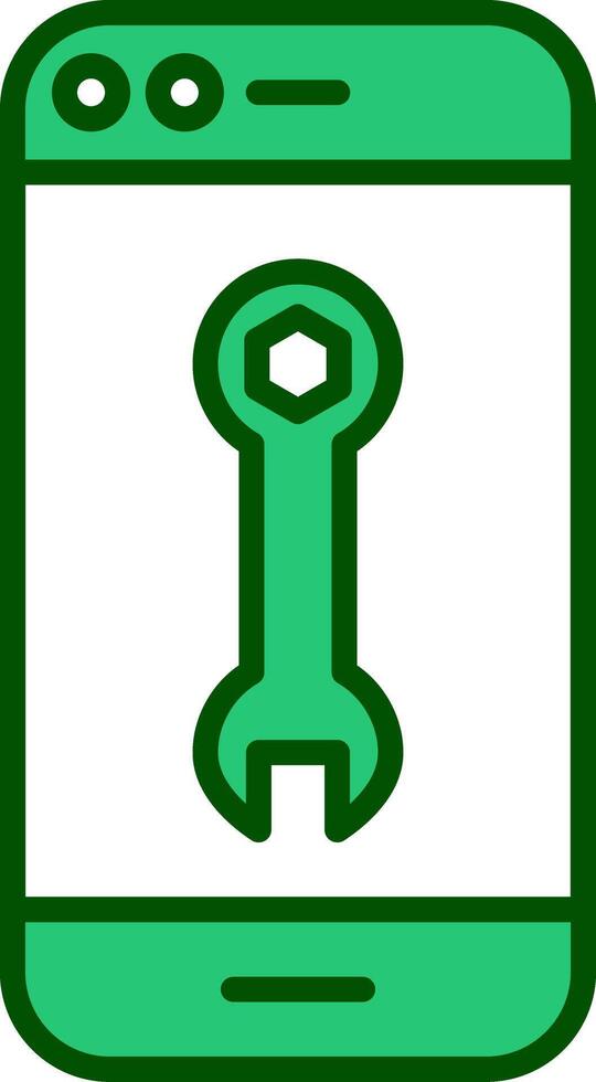 Smartphone Repair Vecto Icon vector