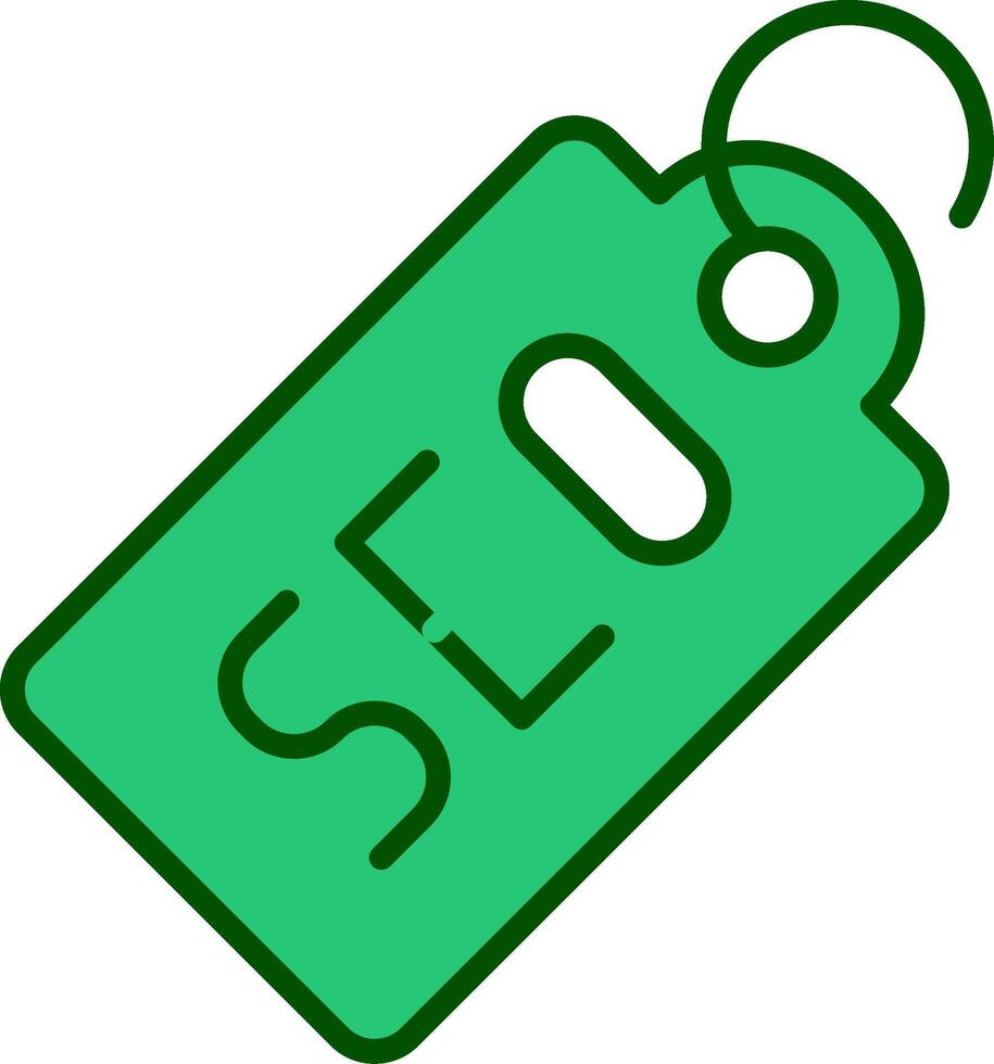 Seo Tag Vecto Icon vector