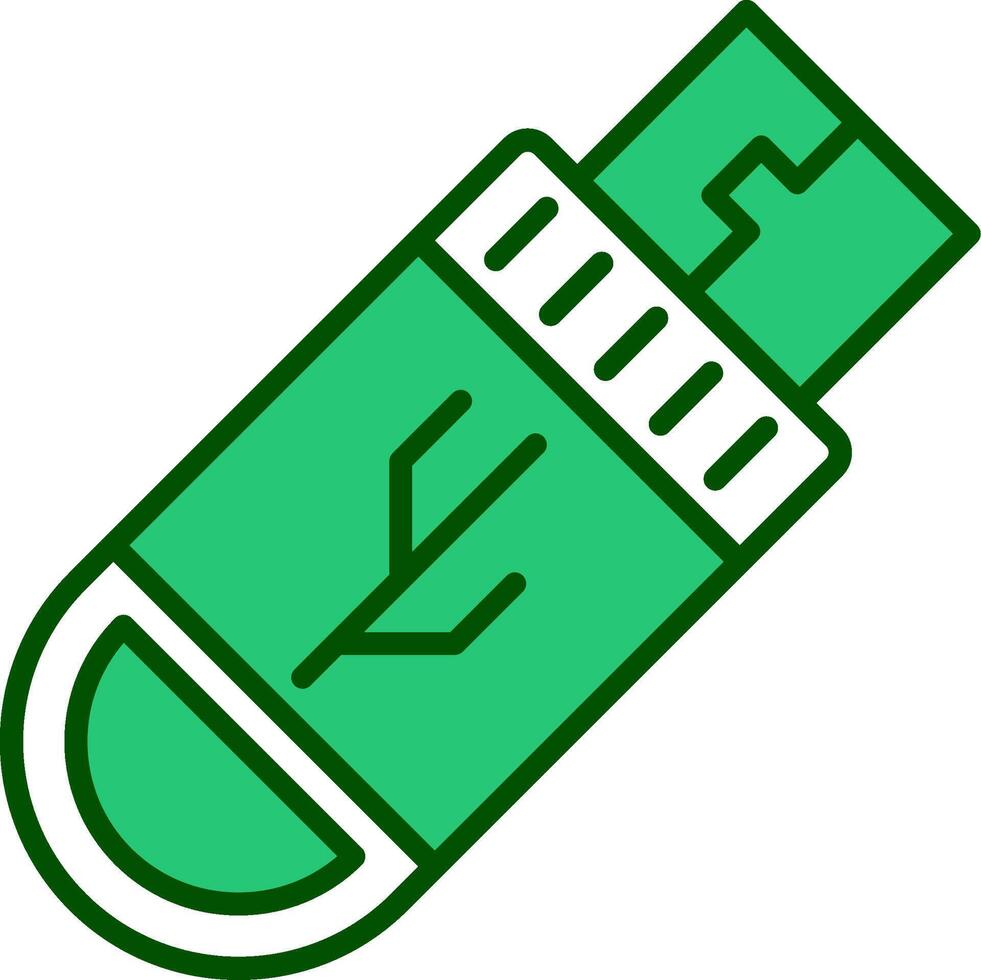 Flash Drive Vecto Icon vector