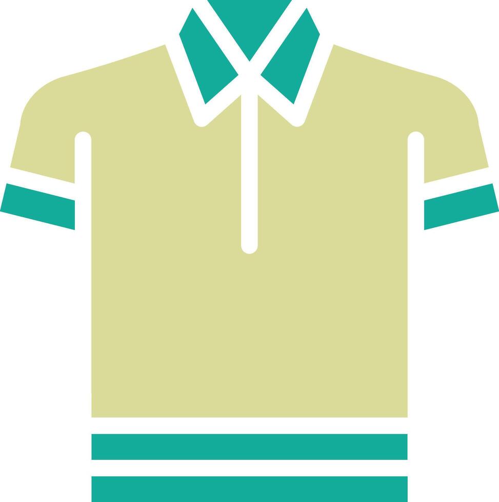 icono de vector de camisa de polo