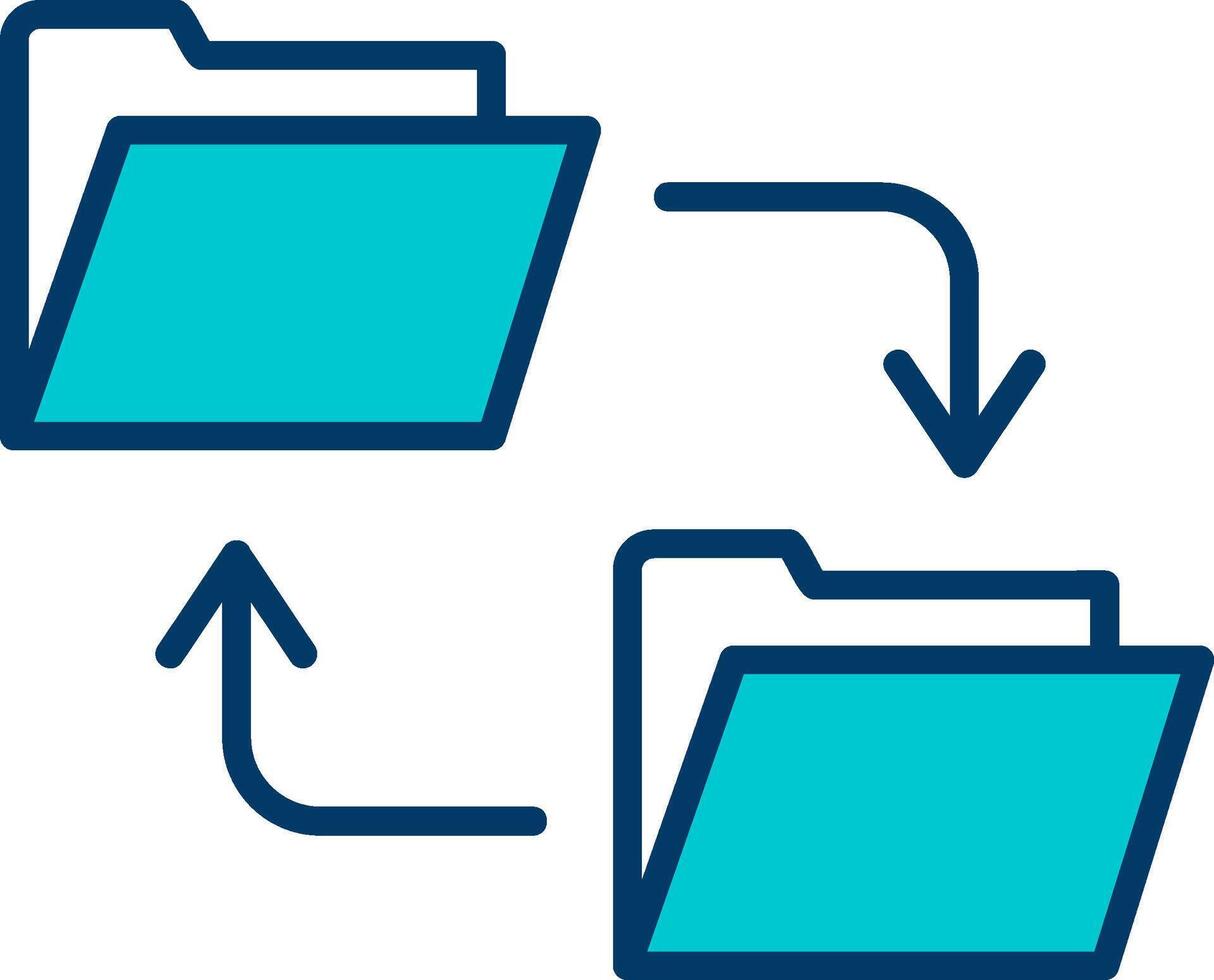 Data Transfer Vecto Icon vector