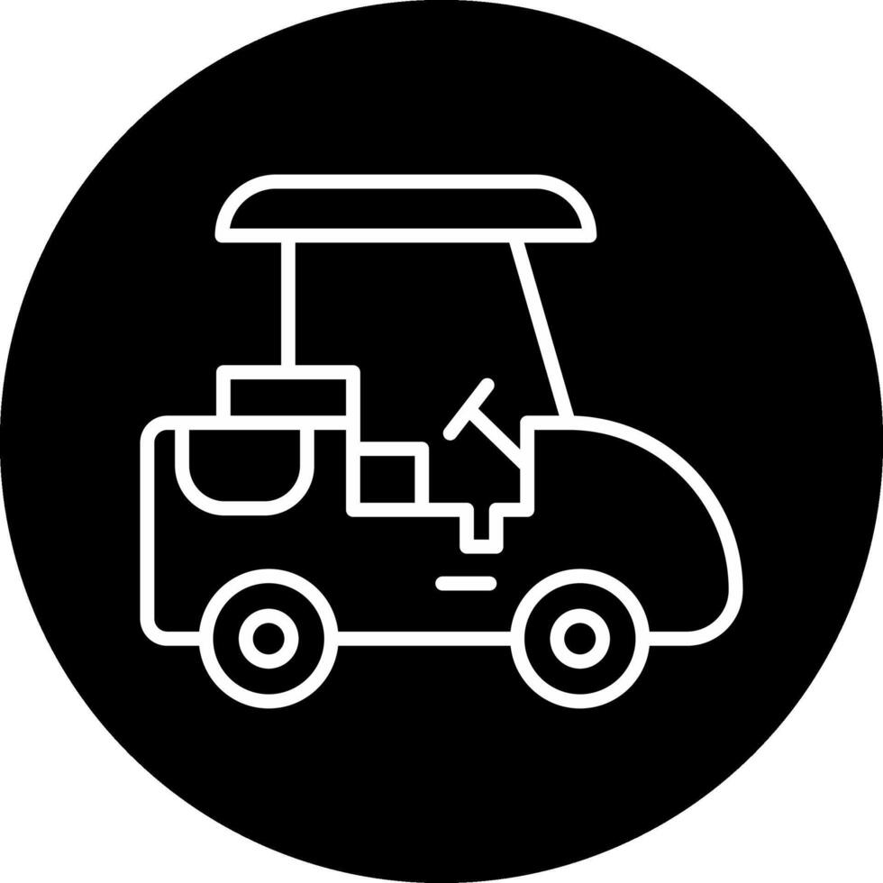 Golf Caddy Vecto Icon vector