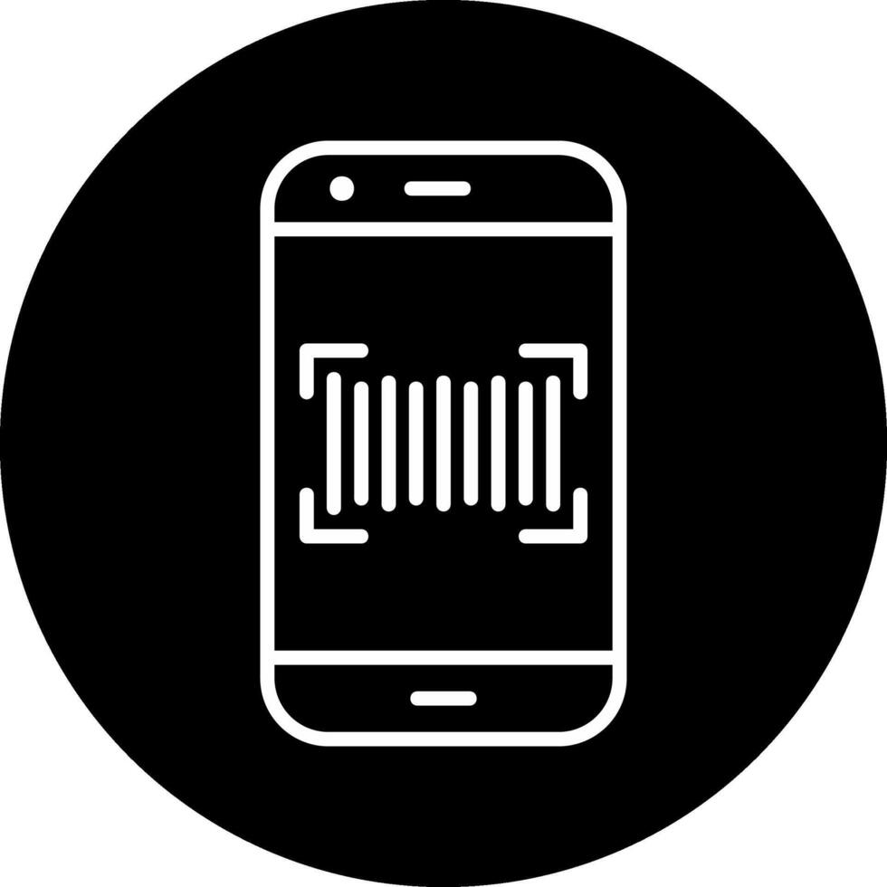 Phone Scanning Vecto Icon vector