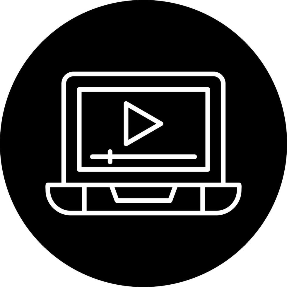 vídeo anuncio vecto icono vector