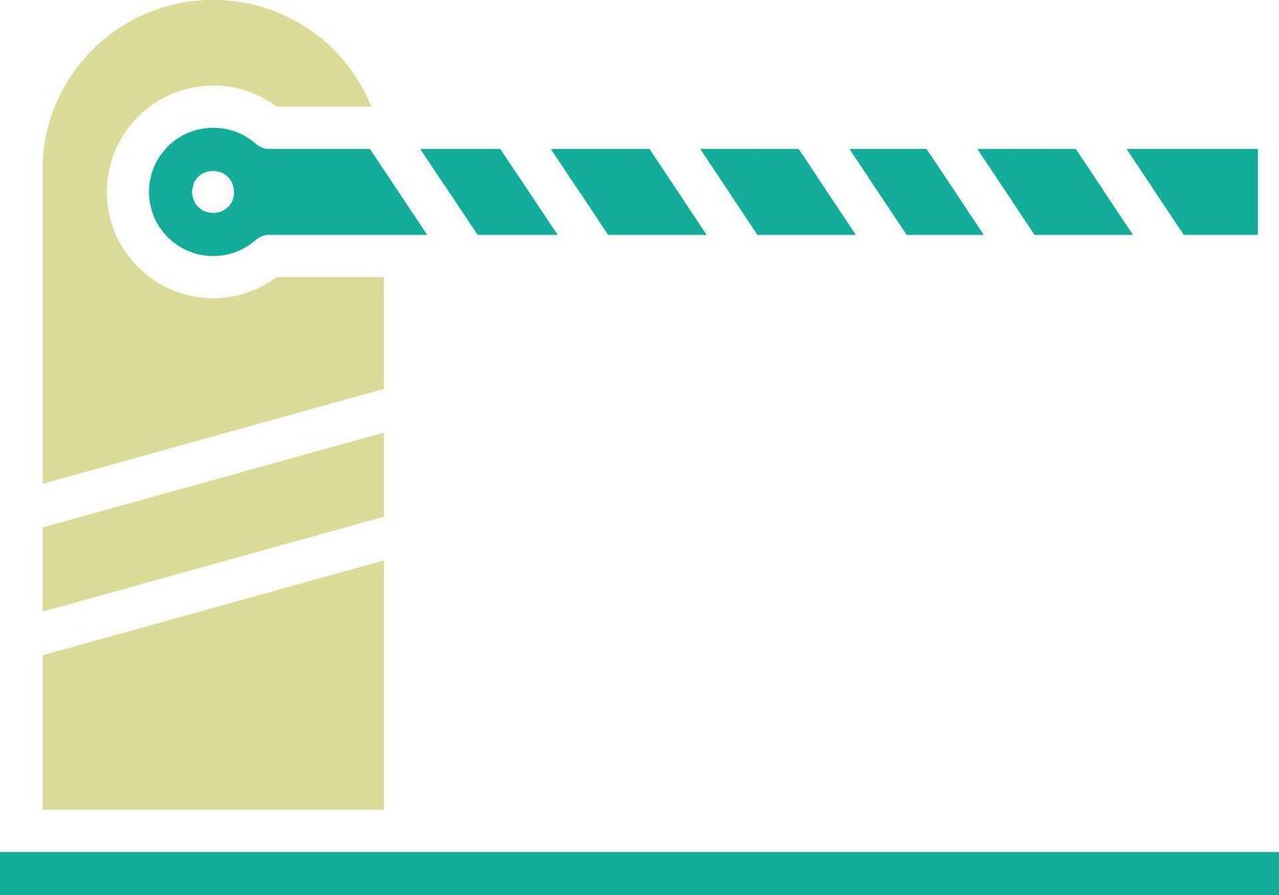 Auto Barrier Vector Icon