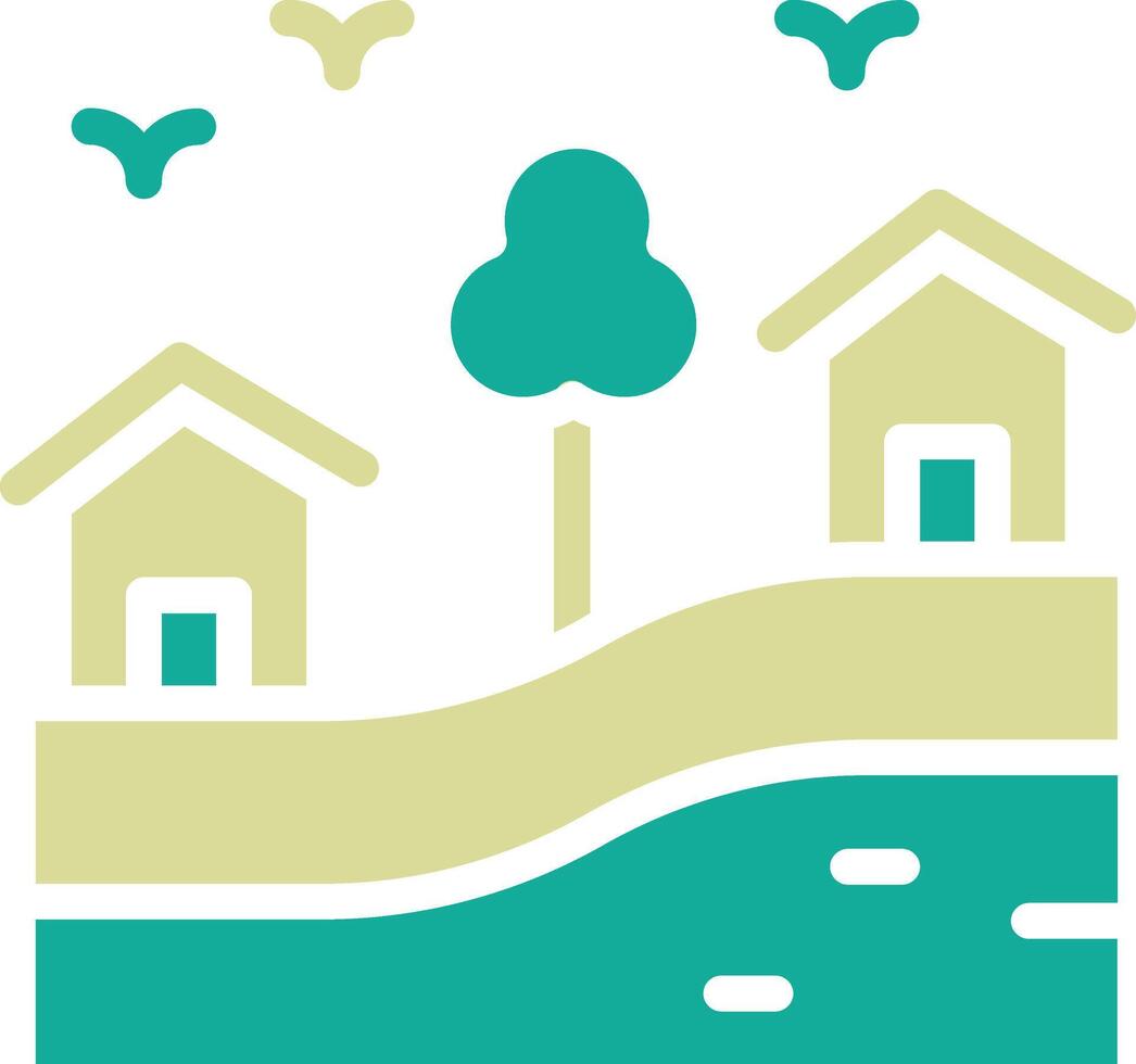 Village Vector Icon