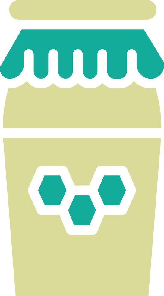 Honey Jar Vector Icon