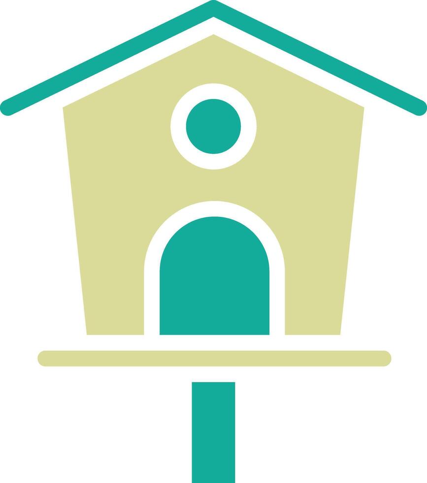 Bird House Vector Icon