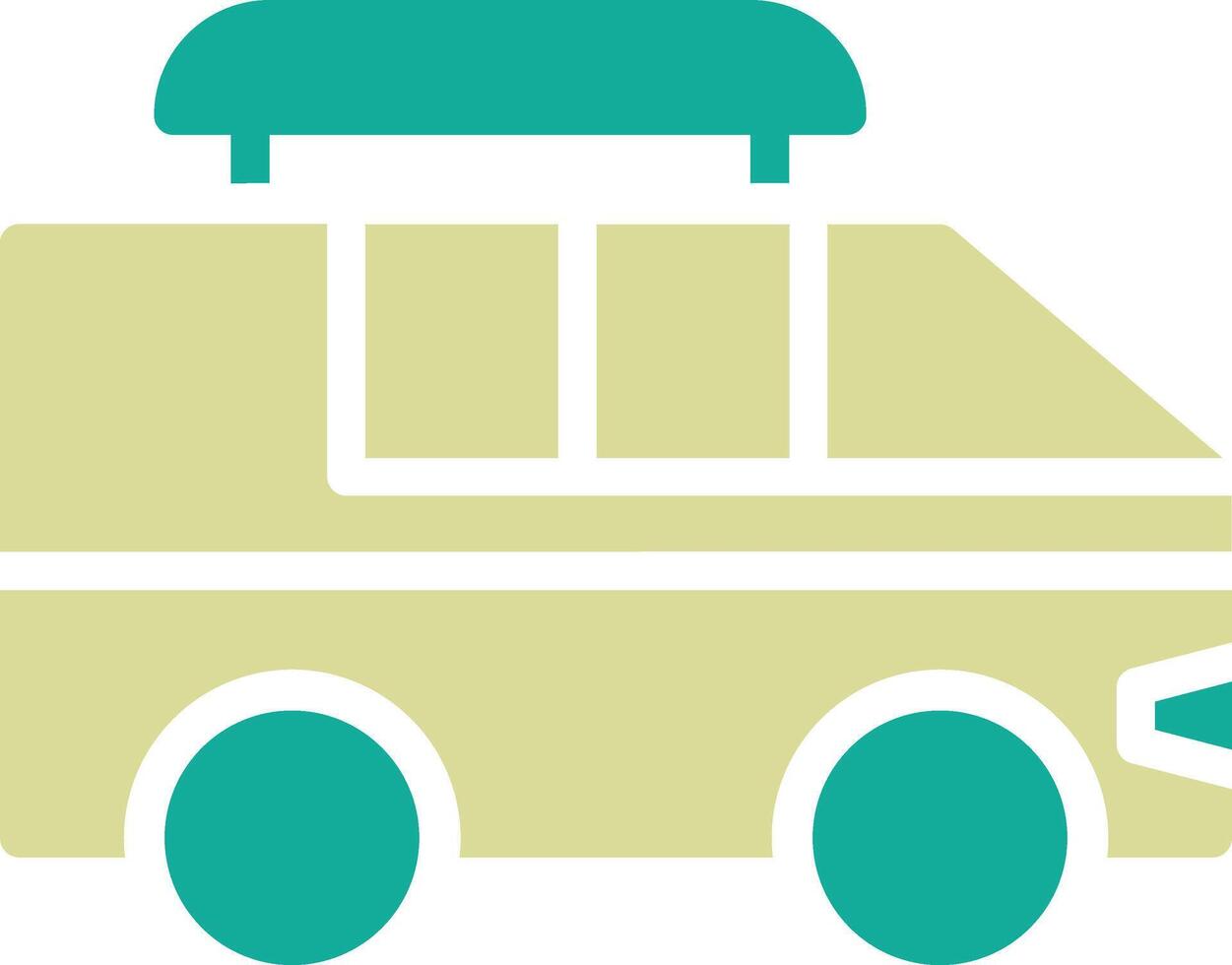 Surf Van Vector Icon