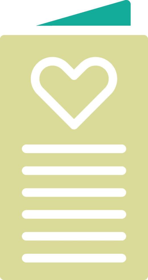 Wedding Card Vector Icon