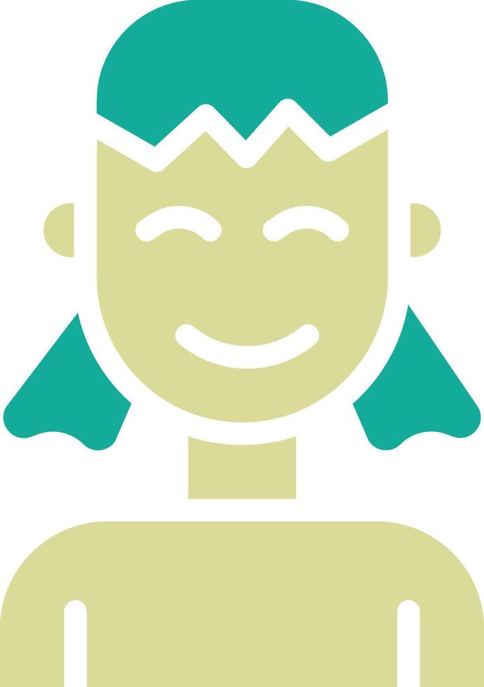 Smiling Women Vector Icon