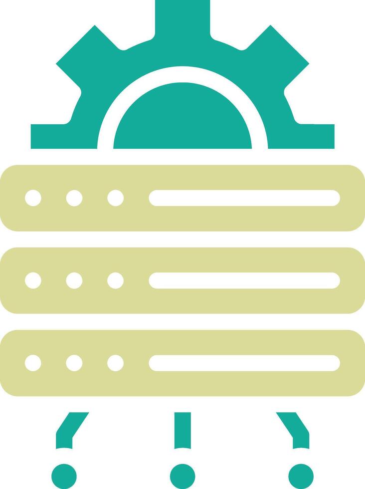 Database Settings Vector Icon