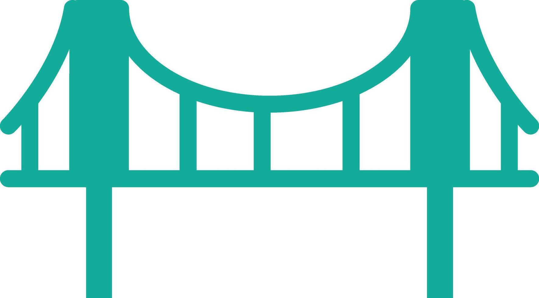 icono de vector de puente