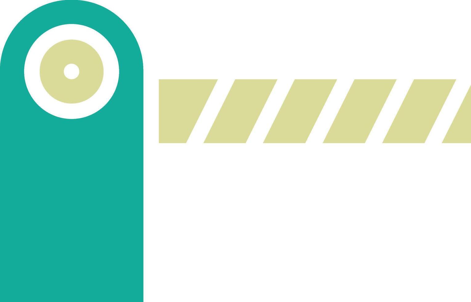Parking Barrier Vector Icon