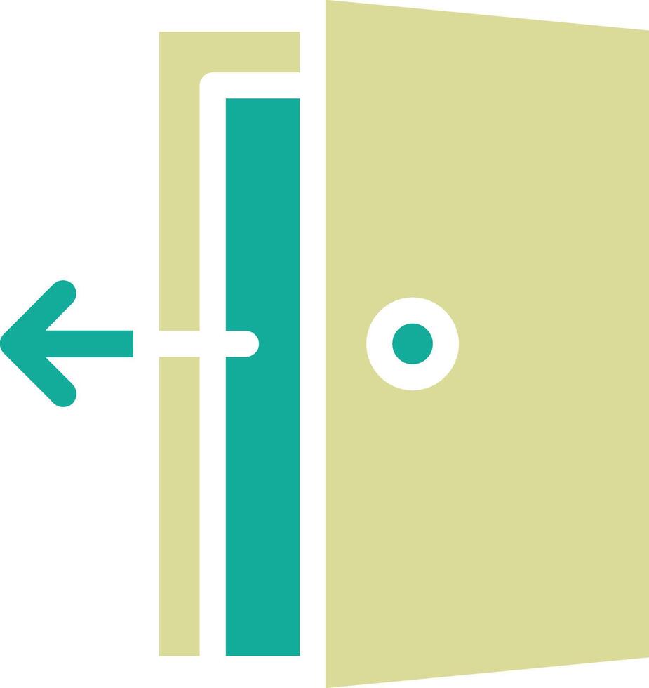 Exit Door Vector Icon