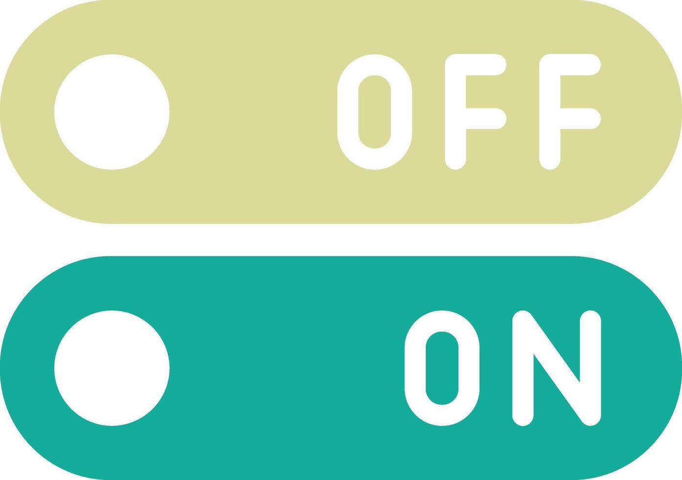 On Off Switch Vector Icon