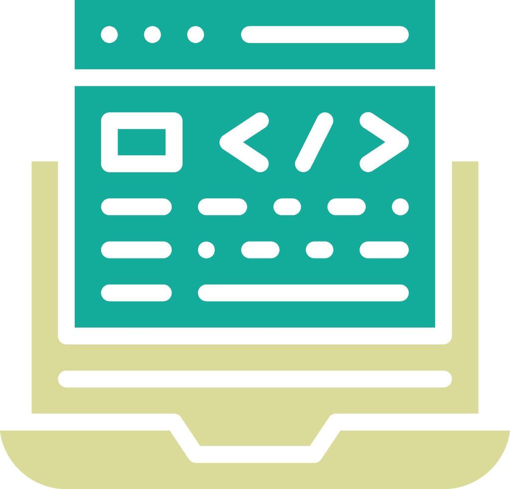 Website Coding Vector Icon