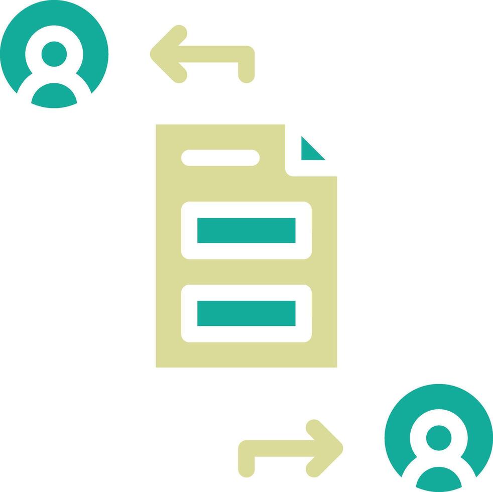 File Sharing Vector Icon