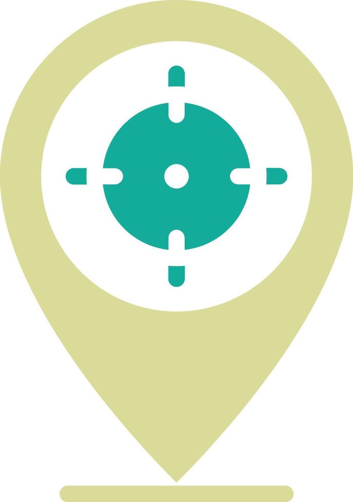 Target Location Vector Icon