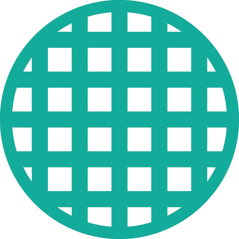 Waffle Vector Icon