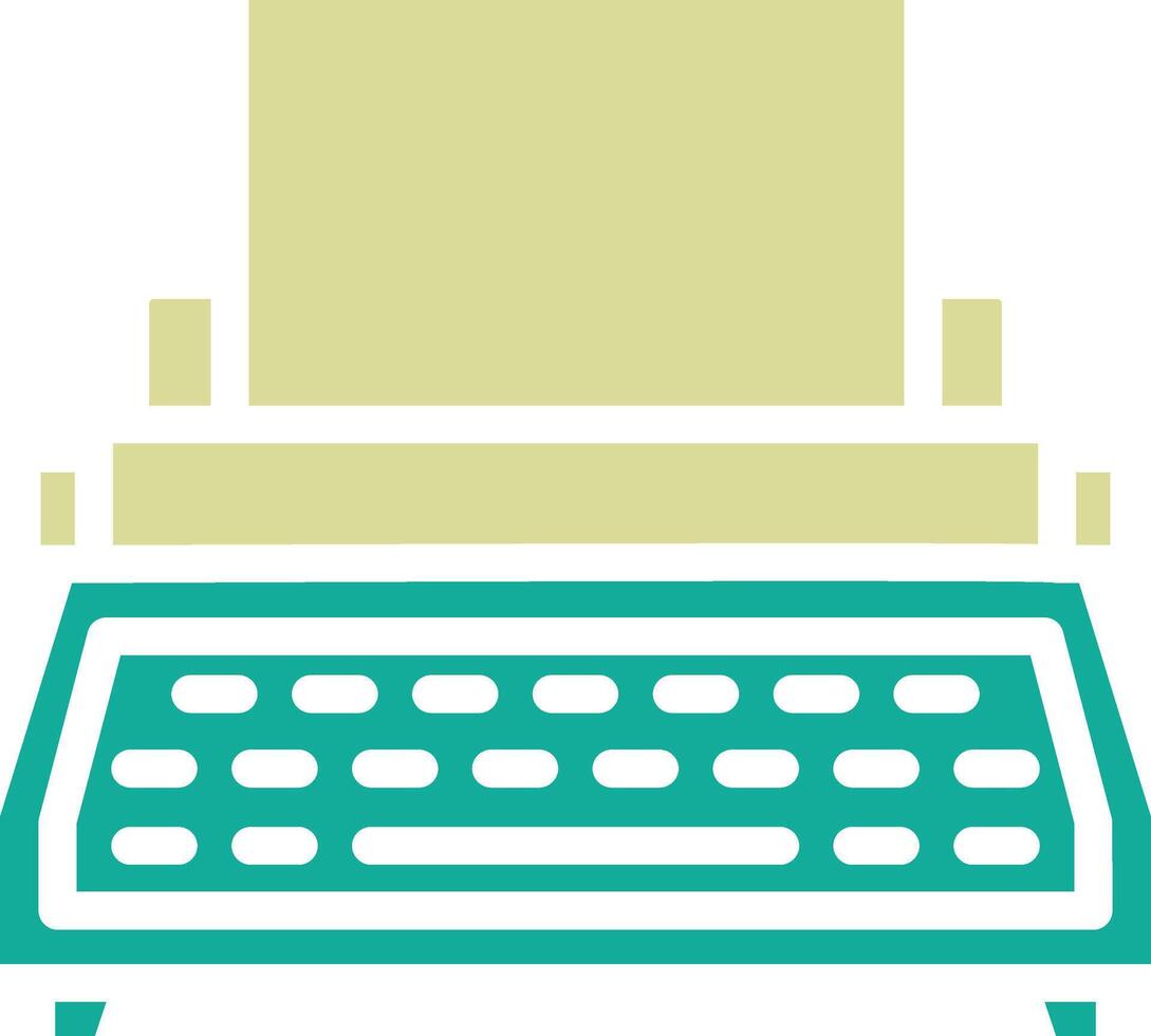 Typewriter Vector Icon