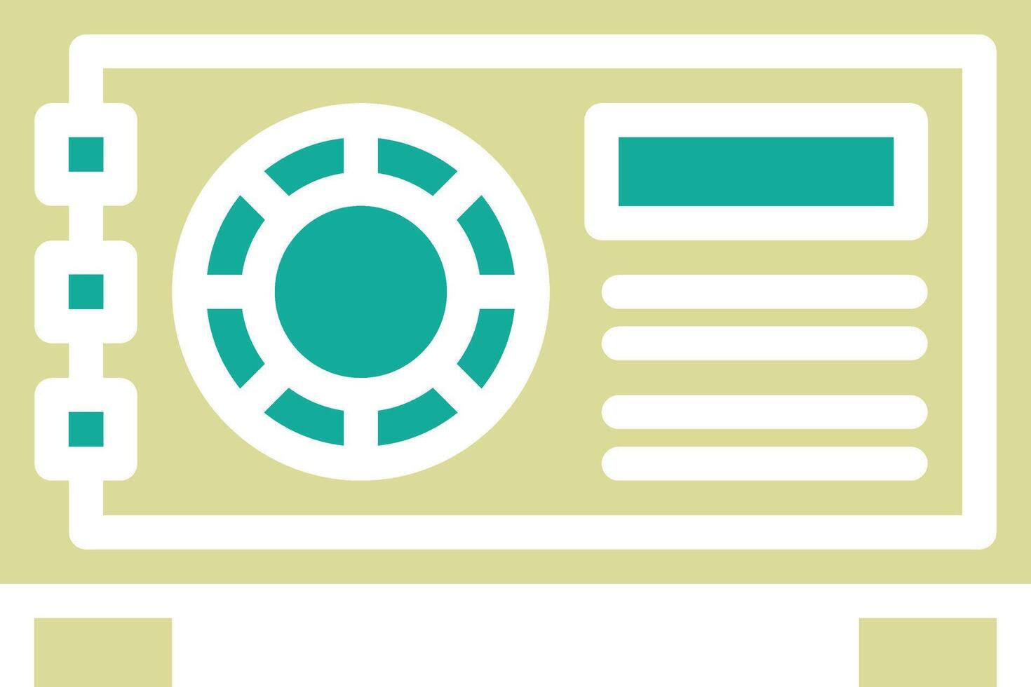 Money Vault Vector Icon