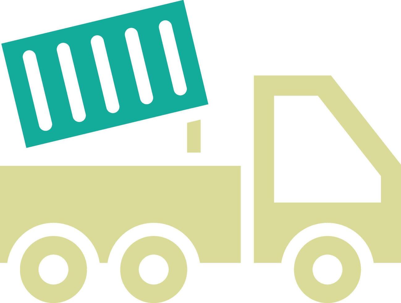 Dump Truck Vector Icon