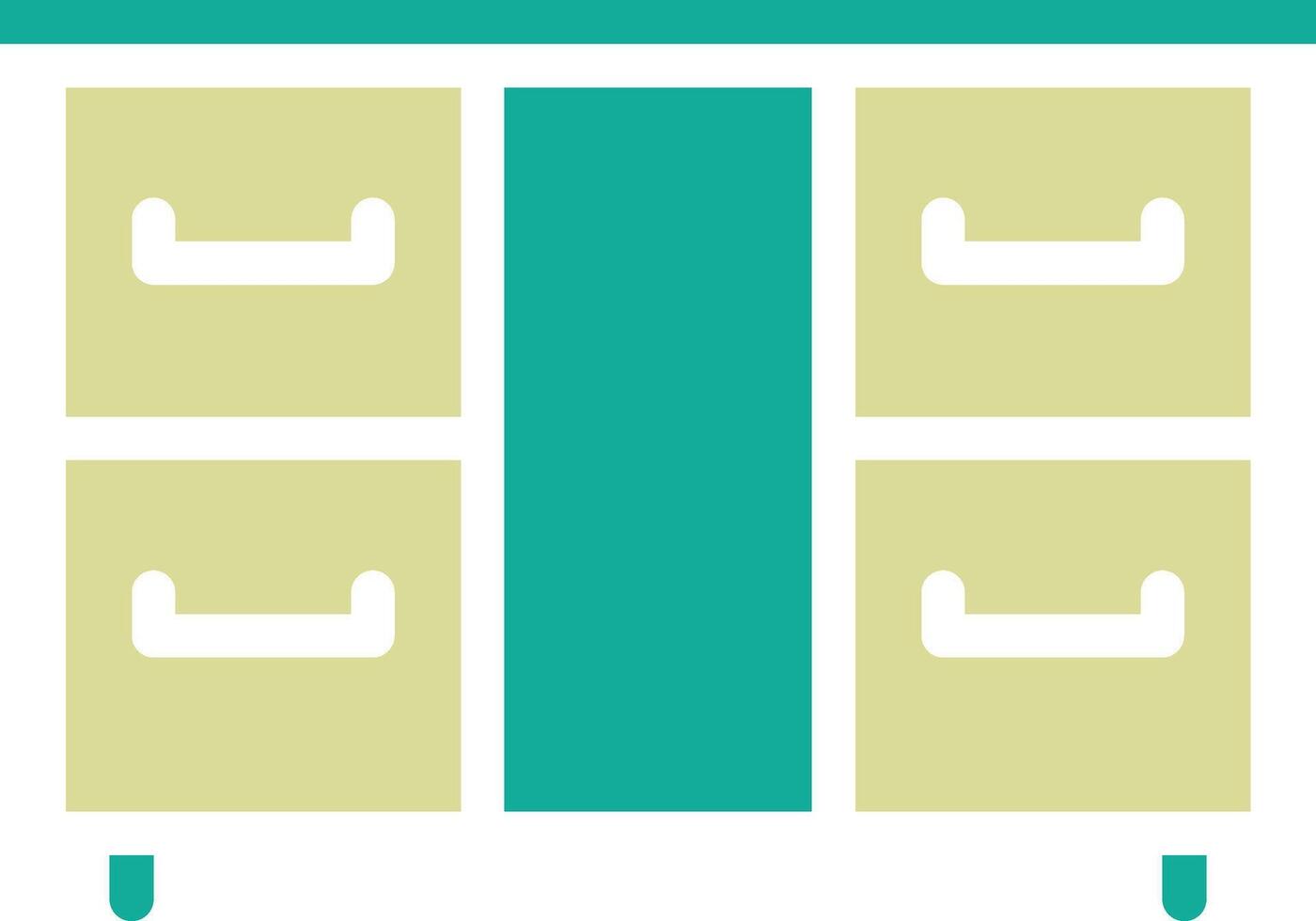 Drawer Table Vector Icon