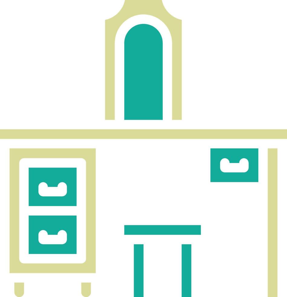 Dressing Table Vector Icon