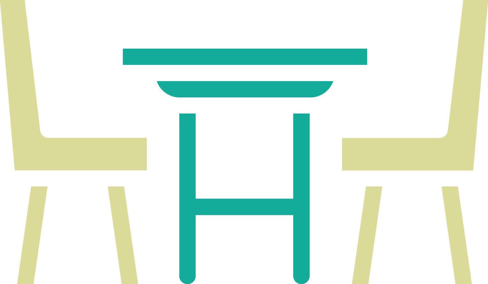 Dinner Table Vector Icon