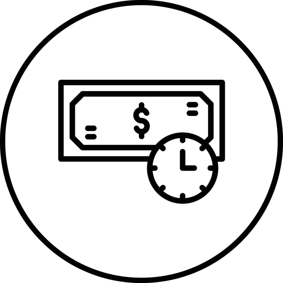 Payment Time Vector Icon