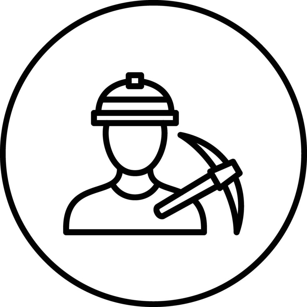 Miner Vector Icon