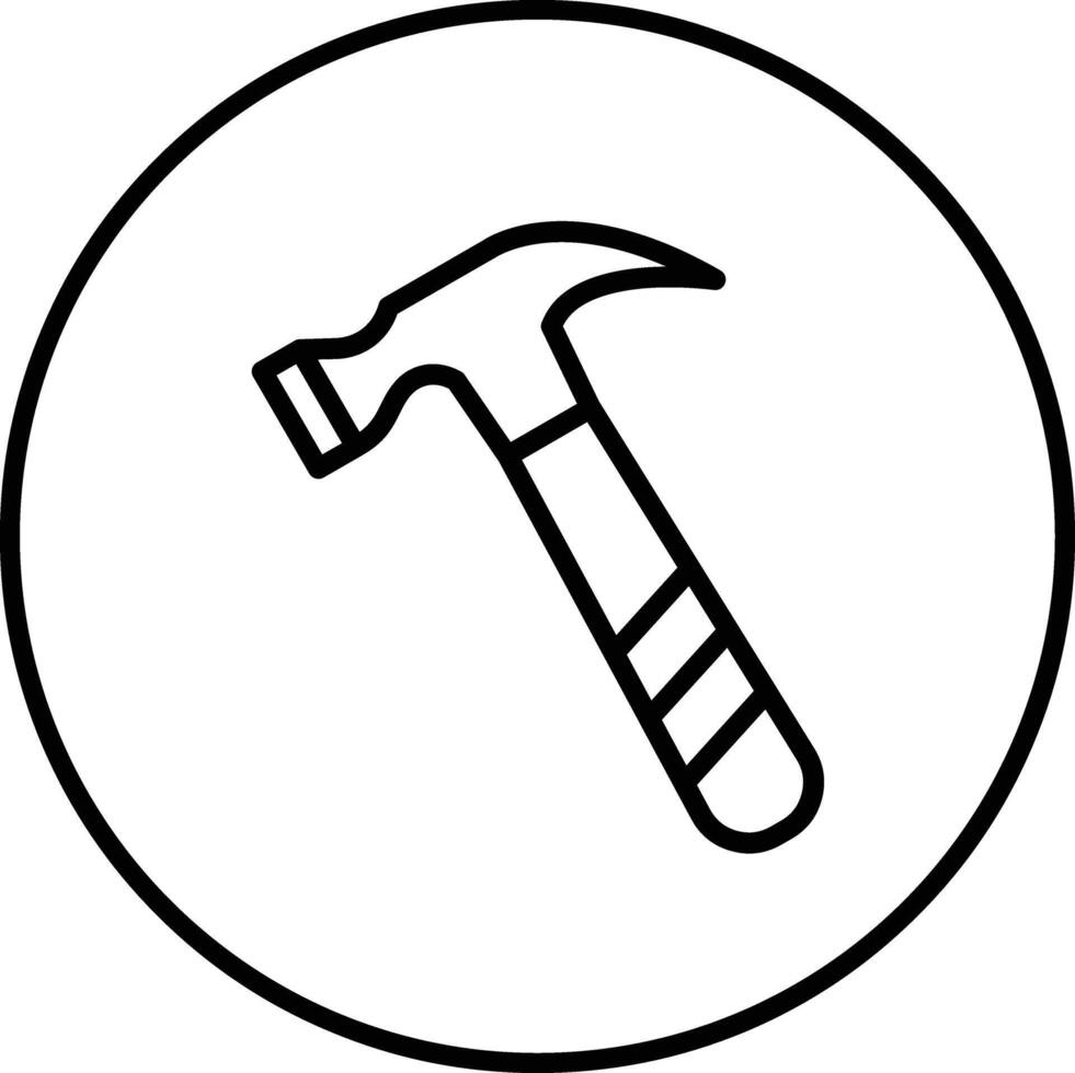 Hammer Vector Icon