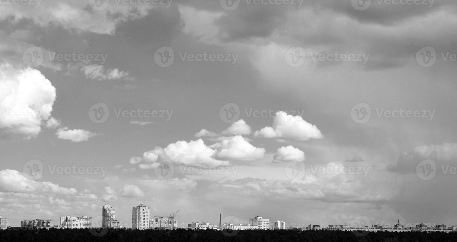 negro y blanco hermosa cielo antecedentes foto