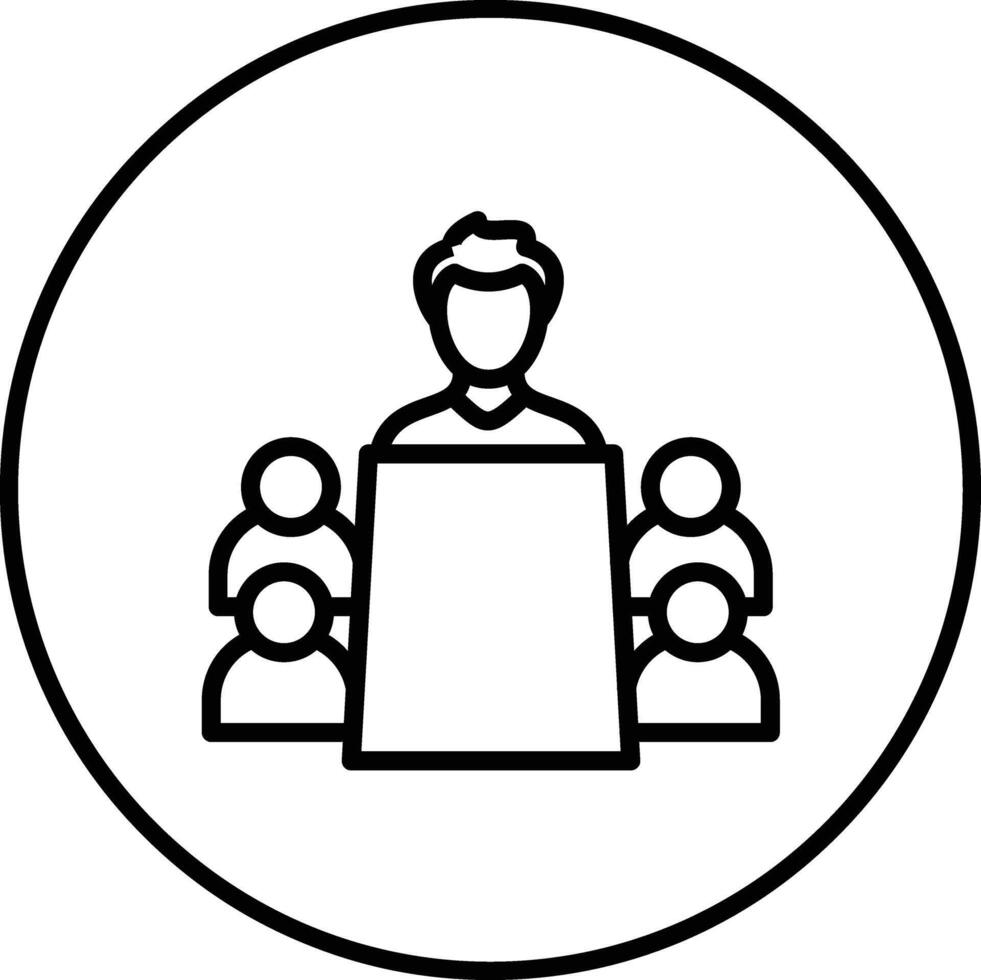 Meeting Vector Icon