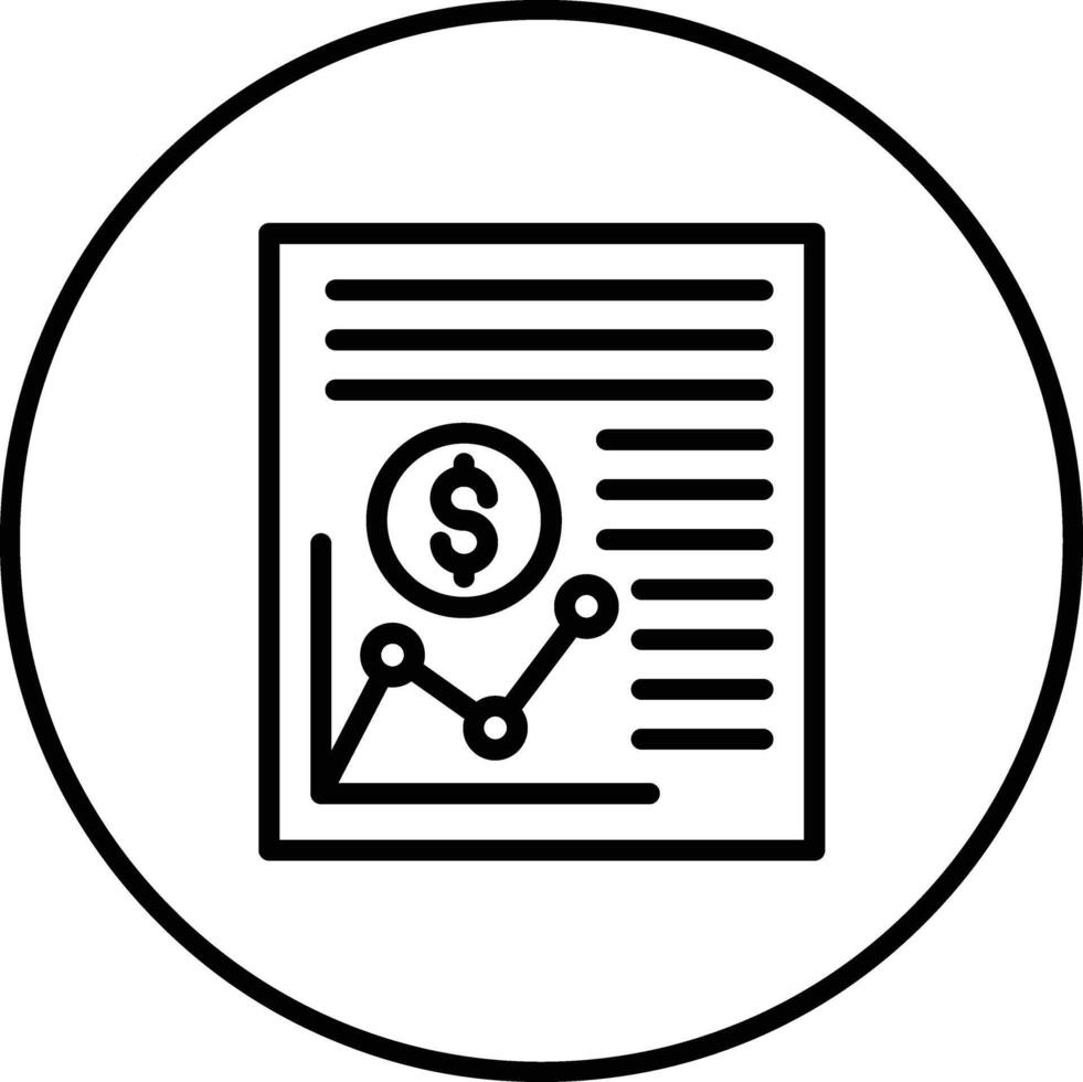 icono de vector de documento comercial