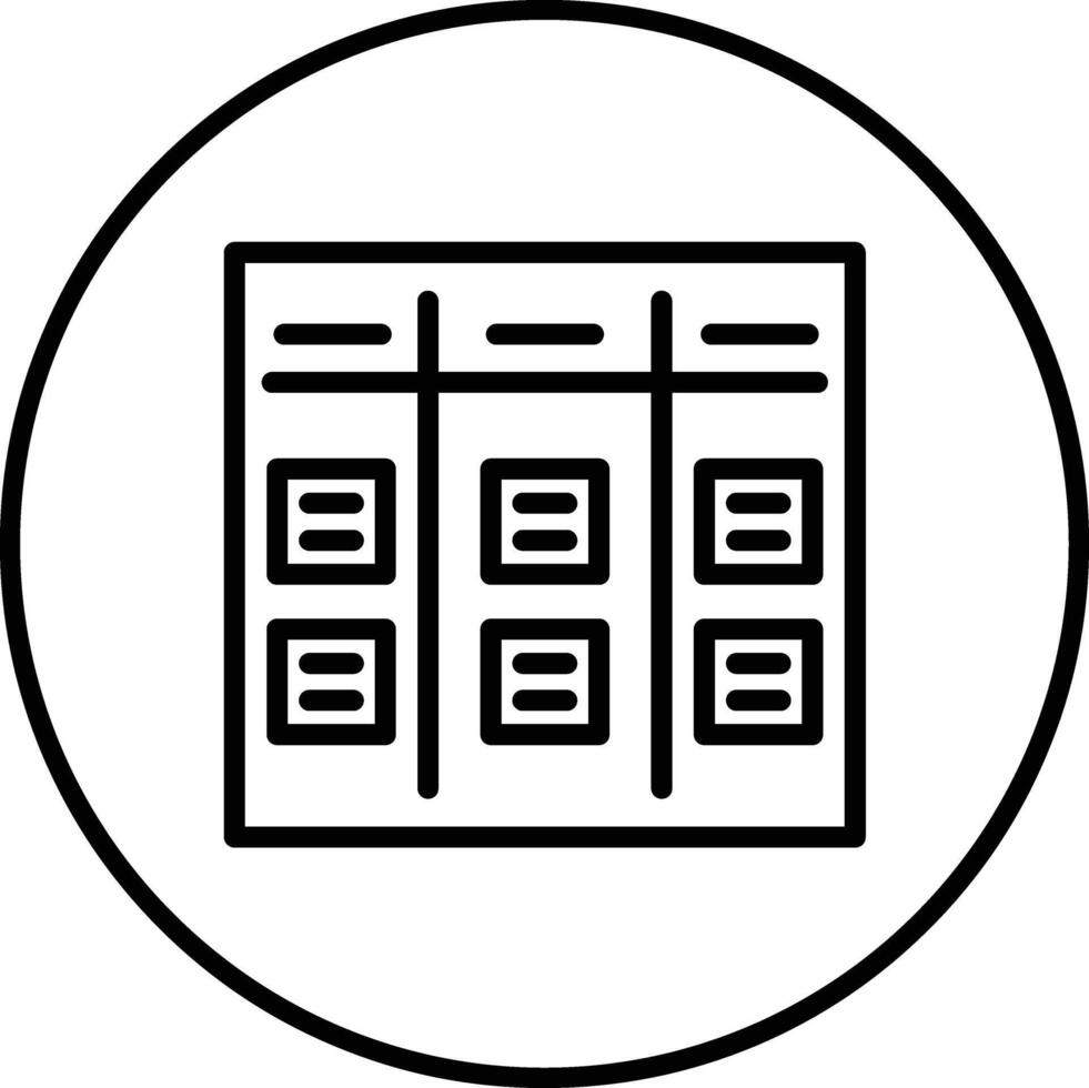 Kanban Vector Icon