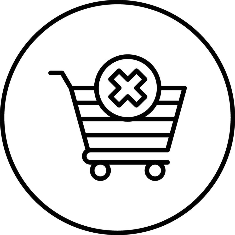 Clear Cart Vector Icon